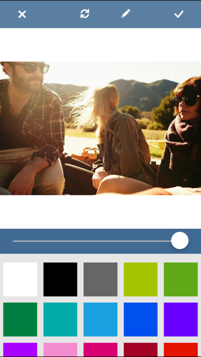 Emulate iPhone app InSquarer - No Crop for Instagram using MyAndroid