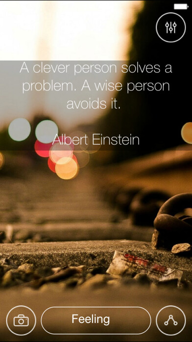 Emulate iPhone app instafeeling - inspirational and motivational quotes for your feelings and photos using MyAndroid Emulate iPhone app instafeeling - inspirational and motivational quotes for your feelings and photos using MyAndroid