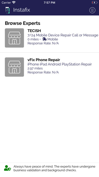 Emulate iPhone app Instafix Mobile Repair using MyAndroid Emulate iPhone app Instafix Mobile Repair using MyAndroid