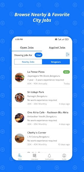 Run android online APK InstaHire - Hotel and Restaurant Jobs from MyAndroid or emulate InstaHire - Hotel and Restaurant Jobs using MyAndroid