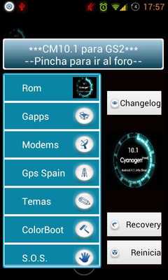 Emulate Android APK Instala CM10.1 en SG2 Emulate Android APK Instala CM10.1 en SG2