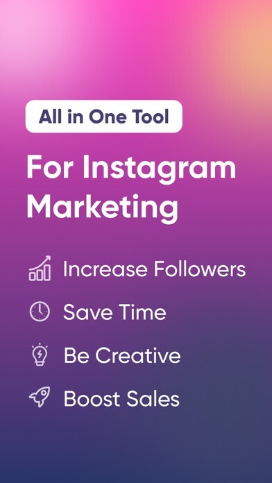 Emulate iPhone app Insta Marketing Tool: smmhub using MyAndroid