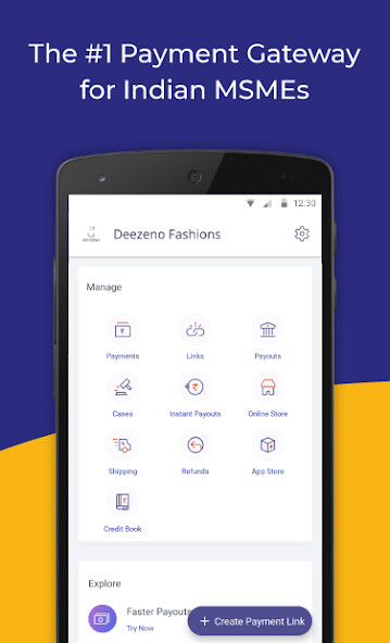 Run android online APK Instamojo -  Business App for MSMEs in India from MyAndroid or emulate Instamojo -  Business App for MSMEs in India using MyAndroid