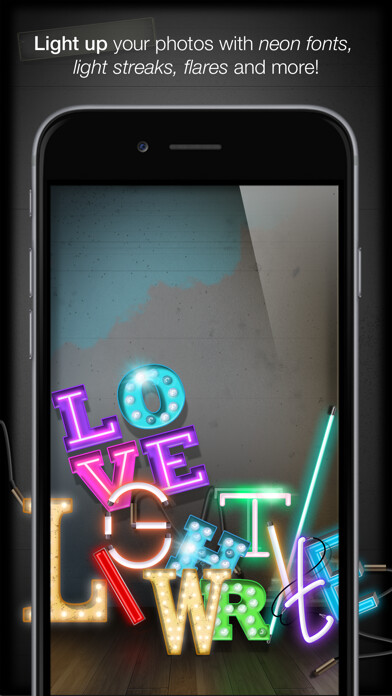 Emulate iPhone app Insta Neon™ Pro Light FX Photo Editor using MyAndroid
