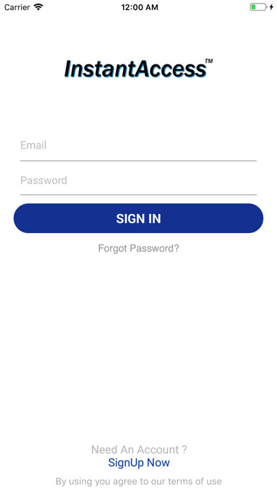 Emulate iPhone app InstantAccessAll using MyAndroid