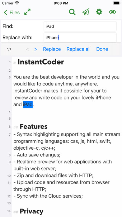 Emulate iPhone app InstantCoder using MyAndroid Emulate iPhone app InstantCoder using MyAndroid