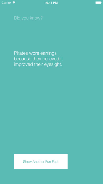 Emulate iPhone app Instant Fun Facts using MyAndroid