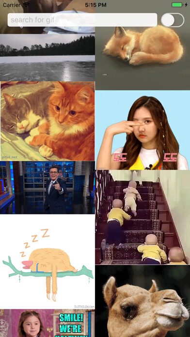 Emulate iPhone app Instant Story GIF using MyAndroid