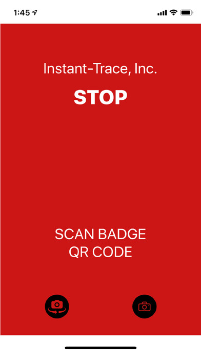 Emulate iPhone app Instant-Trace Kiosk using MyAndroid