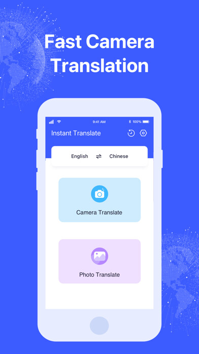 Emulate iPhone app Instant Translate & Voice using MyAndroid