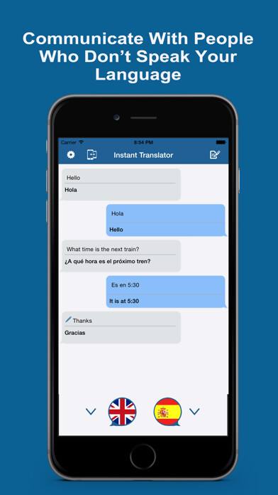 Emulate iPhone app Instant Translator - Converse using MyAndroid Emulate iPhone app Instant Translator - Converse using MyAndroid