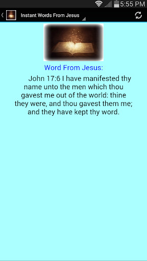 Run android online APK Instant Words From Jesus from MyAndroid or emulate Instant Words From Jesus using MyAndroid