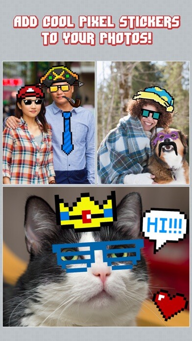 Emulate iPhone app InstaPix Photo Editor - 8 Bit Pixel Stickers for your Pictures using MyAndroid Emulate iPhone app InstaPix Photo Editor - 8 Bit Pixel Stickers for your Pictures using MyAndroid