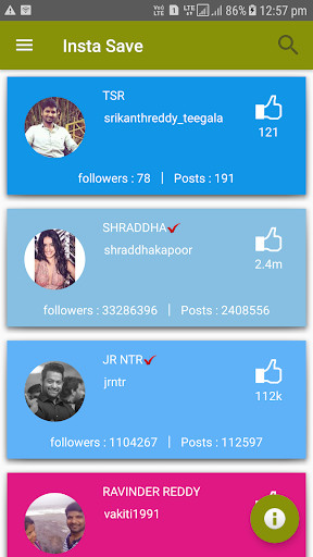 Emulate Android APK Insta Save