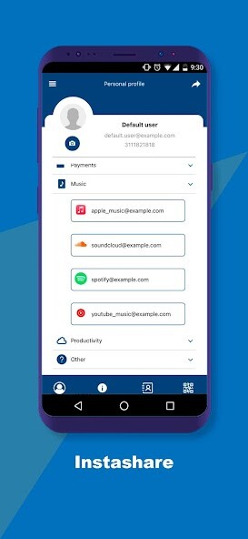 Run android online APK instashare master from MyAndroid or emulate instashare master using MyAndroid