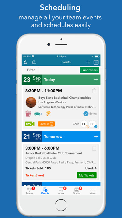 Emulate iPhone app InstaTeam sports team manager using MyAndroid Emulate iPhone app InstaTeam sports team manager using MyAndroid