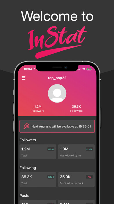 Emulate iPhone app InStat: Followers Analytics using MyAndroid Emulate iPhone app InStat: Followers Analytics using MyAndroid