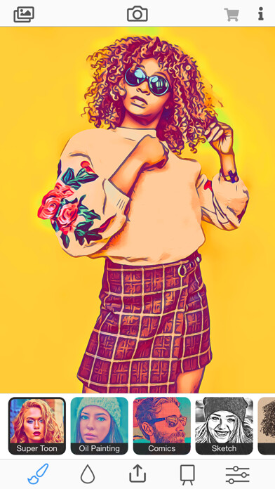 Emulate iPhone app Insta Toon: Cartoon & Art Cam using MyAndroid