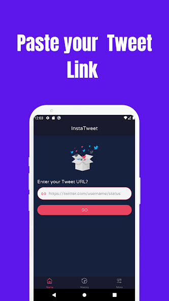 Run android online APK InstaTweet - Save Tweets as Image from MyAndroid or emulate InstaTweet - Save Tweets as Image using MyAndroid