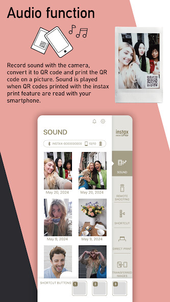 Emulate iPhone app instax mini LiPlay using MyAndroid