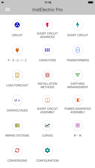 Emulate iPhone app InstElectric Pro - Electricity using MyAndroid