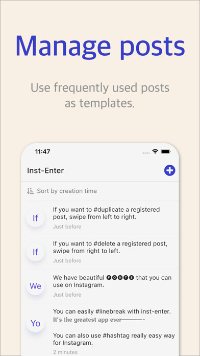 Emulate iPhone app Inst-enter : fonts & emoticons using MyAndroid Emulate iPhone app Inst-enter : fonts & emoticons using MyAndroid