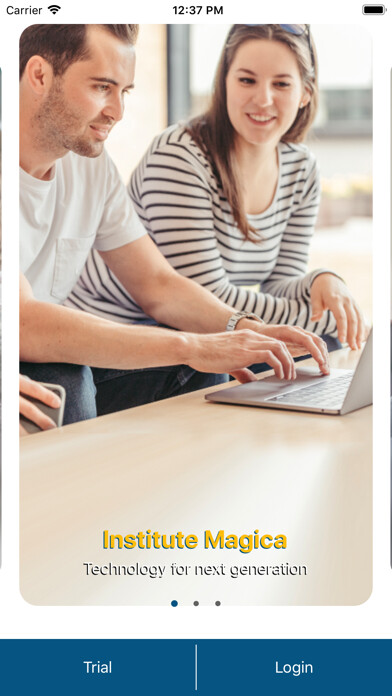 Emulate iPhone app Institute Magica for Student using MyAndroid