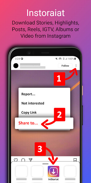 Run android online APK InStoriat: video  Story Saver from MyAndroid or emulate InStoriat: video  Story Saver using MyAndroid