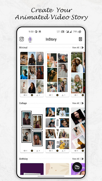 Run android online APK Instory: Video Story Maker from MyAndroid or emulate Instory: Video Story Maker using MyAndroid