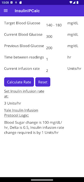 Emulate InsulinIPCalc from MyAndroid or run InsulinIPCalc using MyAndroid