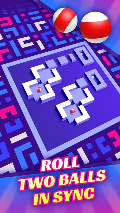 Emulate iPhone app In Sync: 2 Fun Balls using MyAndroid