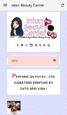 Emulate Android APK Intan Beauty Centre