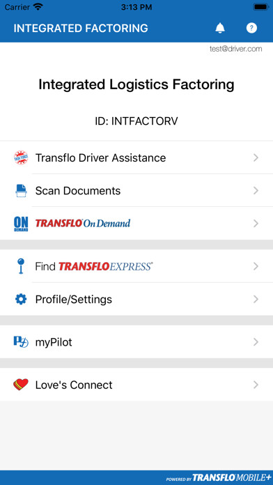 Emulate iPhone app INTEGRATED FACTORING using MyAndroid
