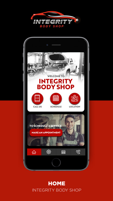 Emulate iPhone app Integrity Body Shop using MyAndroid