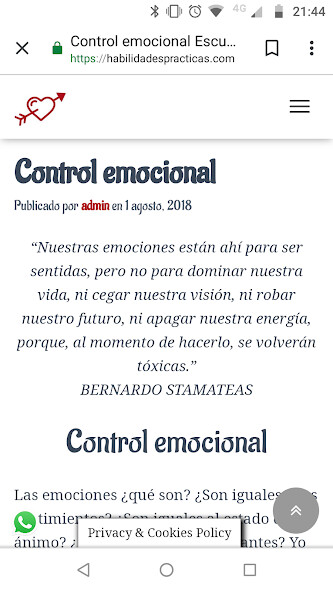 Run android online APK Inteligencia Emocional (Ejercicios) from MyAndroid or emulate Inteligencia Emocional (Ejercicios) using MyAndroid