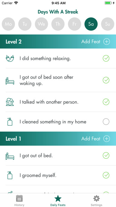 Emulate iPhone app IntelliCare: Daily Feats using MyAndroid Emulate iPhone app IntelliCare: Daily Feats using MyAndroid