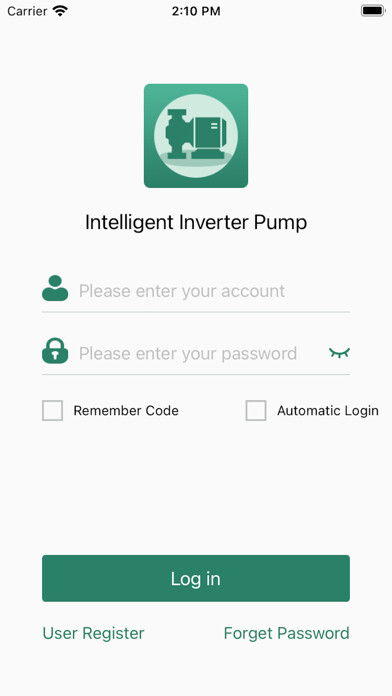 Emulate iPhone app Intelligent Inverter Pump using MyAndroid Emulate iPhone app Intelligent Inverter Pump using MyAndroid
