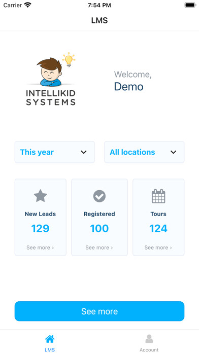 Emulate iPhone app IntelliKid Systems using MyAndroid