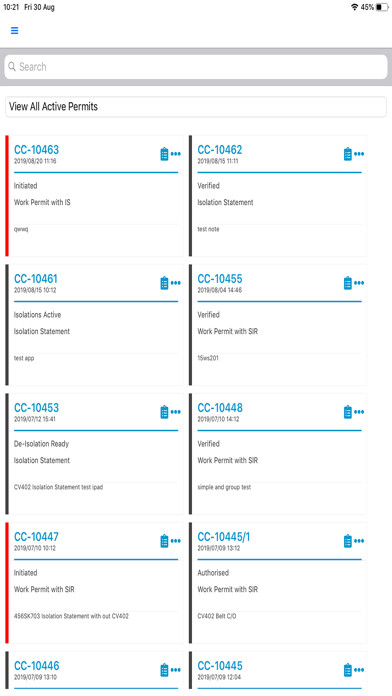 Emulate iPhone app IntelliPERMIT Mobile Modern using MyAndroid Emulate iPhone app IntelliPERMIT Mobile Modern using MyAndroid