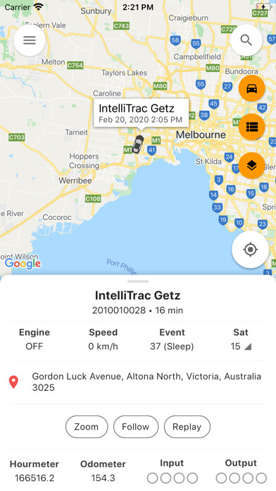 Emulate iPhone app Intellitrac GPS Au/NZ using MyAndroid Emulate iPhone app Intellitrac GPS Au/NZ using MyAndroid