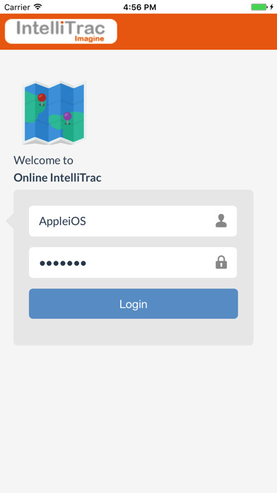 Emulate iPhone app IntelliTrac GPS Tracker AUS using MyAndroid