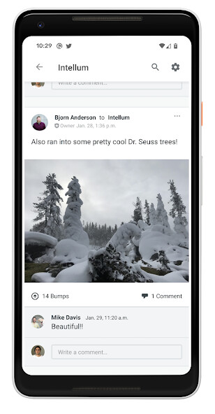 Emulate iPhone app Intellum Social using MyAndroid