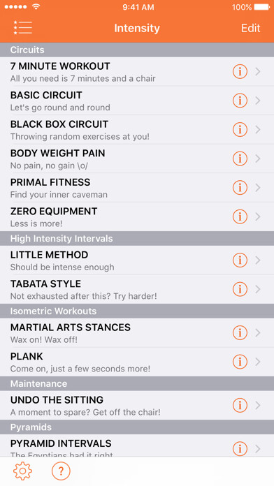 Emulate iPhone app Intensity ~ Workout Tool using MyAndroid Emulate iPhone app Intensity ~ Workout Tool using MyAndroid