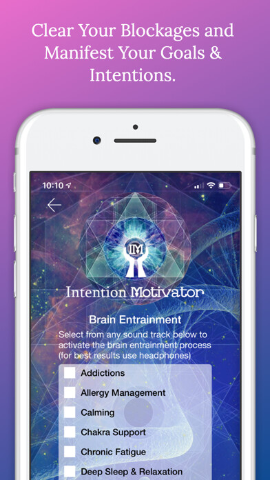 Emulate iPhone app Intention Motivator Secrets using MyAndroid Emulate iPhone app Intention Motivator Secrets using MyAndroid