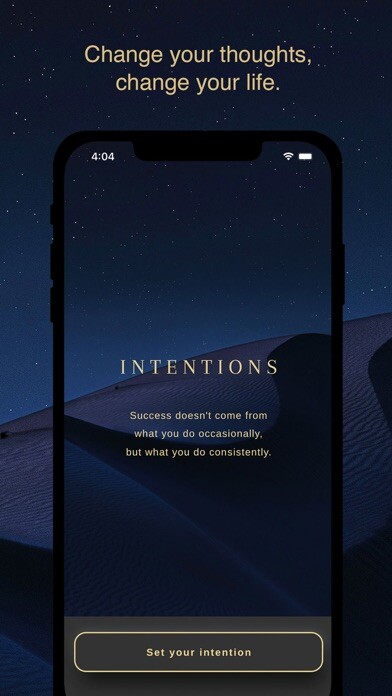 Emulate iPhone app Intentions: Daily Affirmations using MyAndroid Emulate iPhone app Intentions: Daily Affirmations using MyAndroid