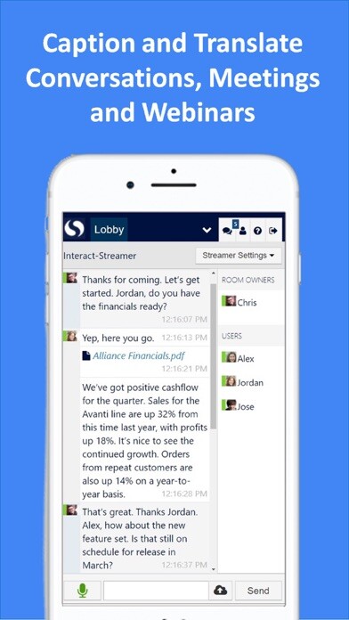 Emulate iPhone app Interact-Streamer™ using MyAndroid