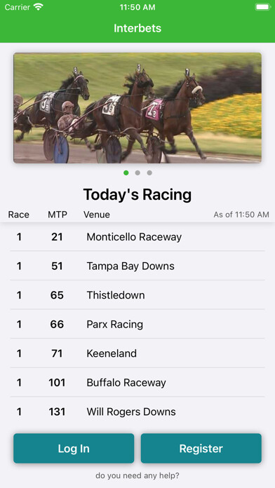 Emulate iPhone app Interbets by Catskill OTB using MyAndroid Emulate iPhone app Interbets by Catskill OTB using MyAndroid