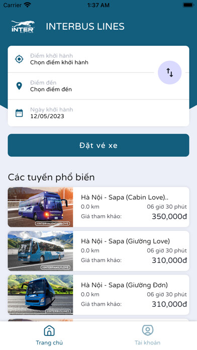 Emulate iPhone app interbuslines ??t vé xe online using MyAndroid Emulate iPhone app interbuslines ??t vé xe online using MyAndroid