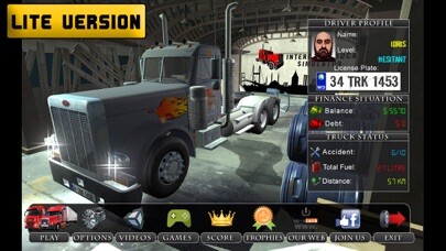Emulate iPhone app Intercity Truck Simulator LITE using MyAndroid