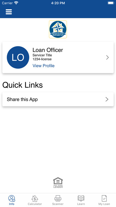 Emulate iPhone app Intercoastal My Mortgage using MyAndroid Emulate iPhone app Intercoastal My Mortgage using MyAndroid